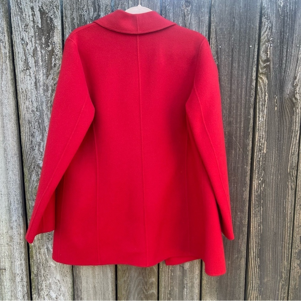 Talbots / Red Wool Jacket / Single Button / Women… - image 2